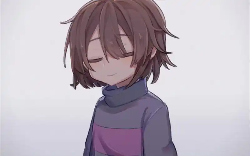 【绘画过程|undertale frisk】很慢的画完了