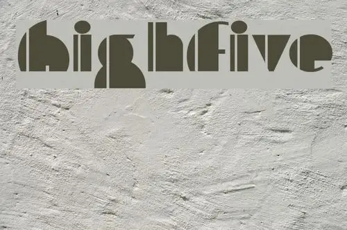 highfive 字体