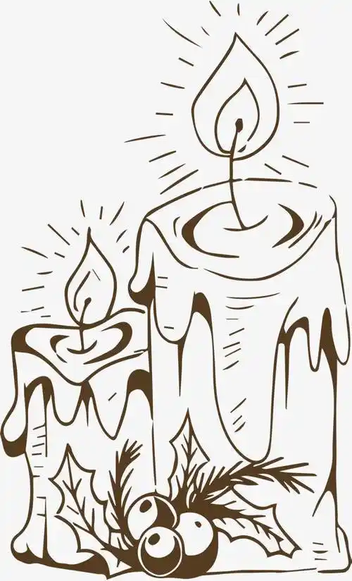 简笔画蜡烛 蜡烛简笔画怎么画