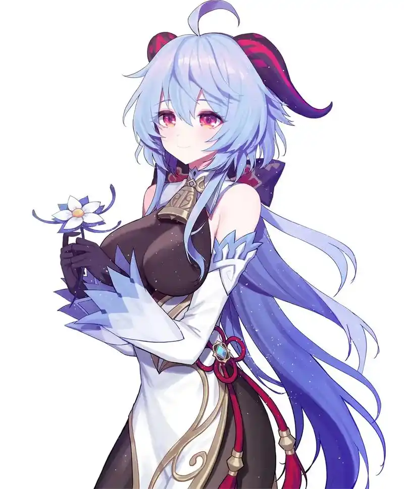 想喝椰奶吗?#二次元 #原神 #甘雨 #椰羊 #美图壁纸   - 抖音