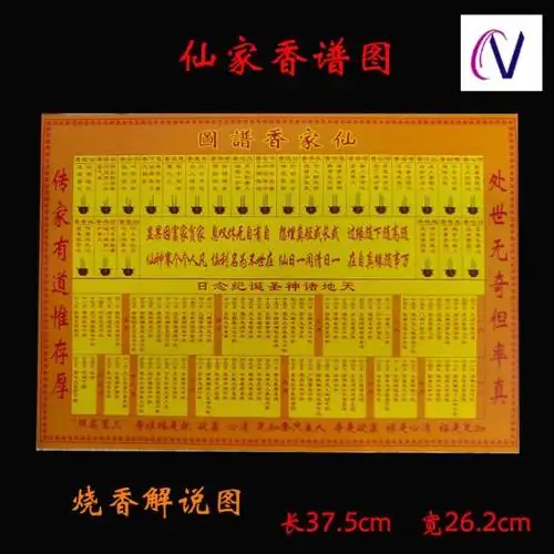 珍重救世是幸香谱二十四法图 清晰.