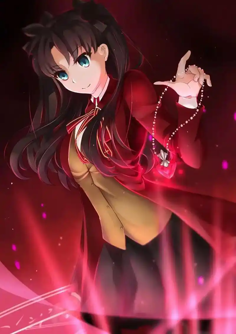 远坂凛 #动漫壁纸 #二次元美图 #动漫少女 #fate  - 抖音