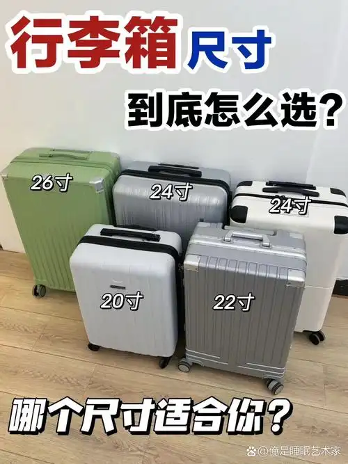 半分钟就知怎么选 找到一个适合自己出行需求的行李箱尺寸其实并不难!