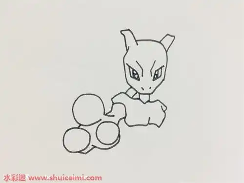 超梦怎么画 超梦简笔画简单好看