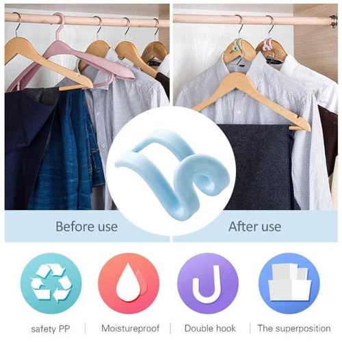 10pcs creative mini non-slip home living closet easy clothes