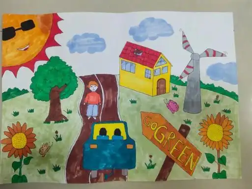 "我心目中的新农村人居环境 我眼中的家乡变化"主题绘画获奖作品展播