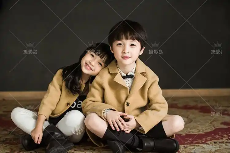 全家福一家人儿童艺术照样片,亲子写真放大样片时尚潮流儿童摄影纪念