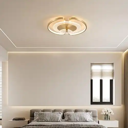 觅物儿童房全铜吸顶灯现代简约北欧led卧室书房过道大气创意阳台灯饰