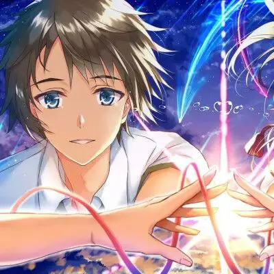 《你的名字.》立花泷&宫水三叶情侣头像.