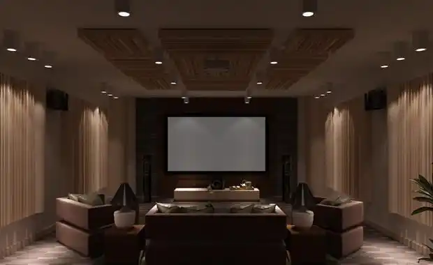 家庭影音室装修中的隔音与吸音创造良好的视觉听觉声学环境