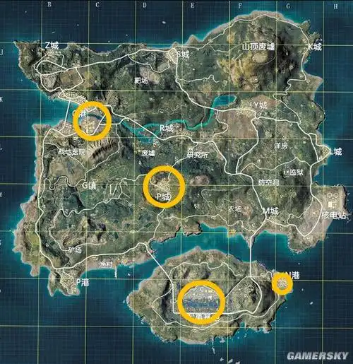 《和平精英》海岛地图苟分路线分享