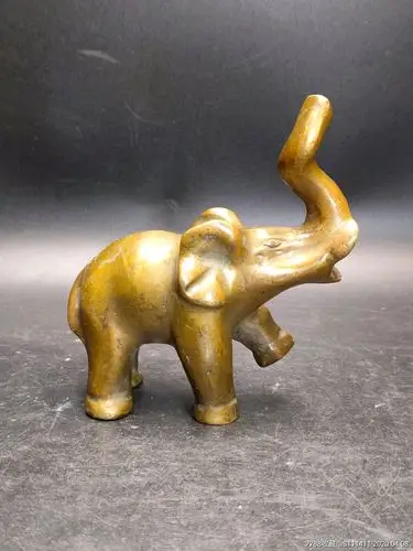 大象铜摆件