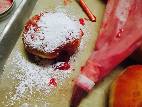 red currant jelly doughnuts