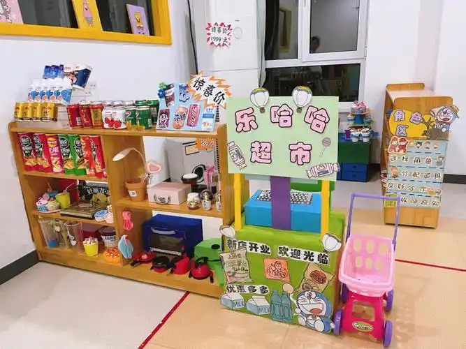 超市#幼儿园区域  #小超市区域环创