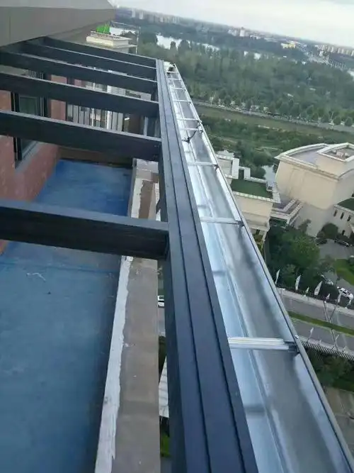 0型材天沟排水槽阳光房屋面pvc接雨水管 8英寸天1.5mm