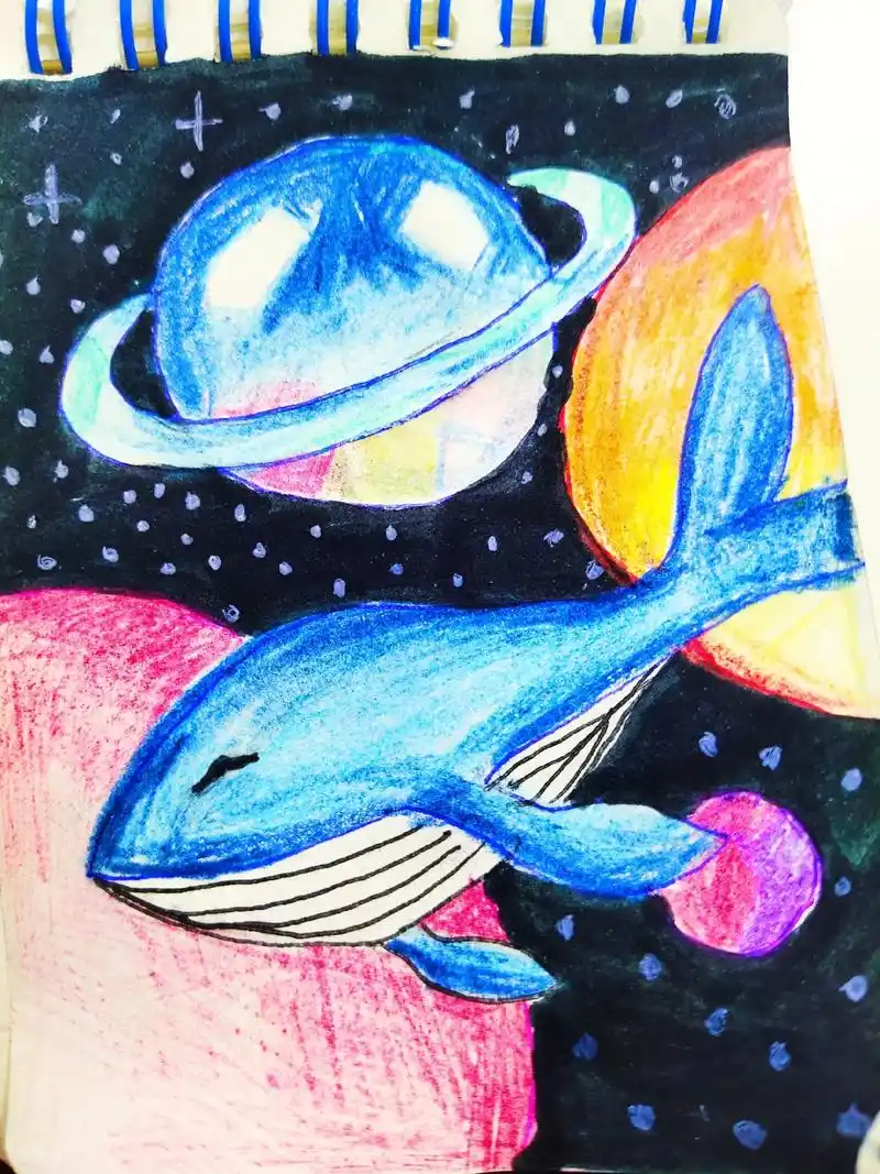 大鲸鱼绘画含教程