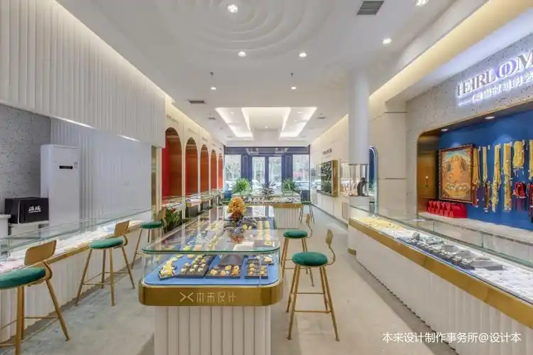 传家宝珠宝店购物空间110m05设计图片赏析--土巴兔装修效果图