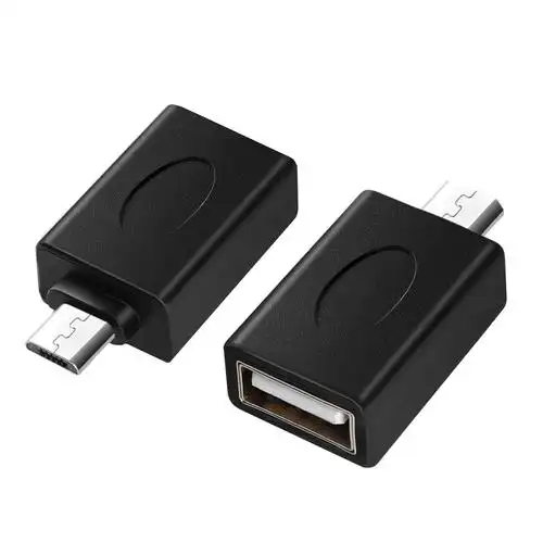 otg转接头usb母转micro 5pin公安卓公转usb2.0母手机平板转接器头