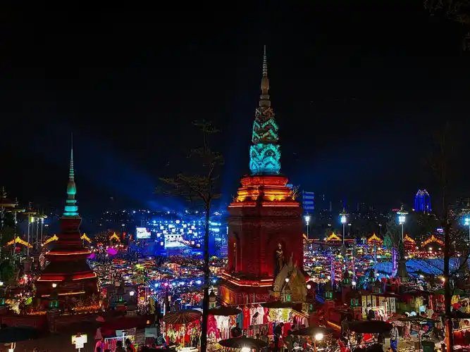 烟火【景洪告庄西双景夜市】