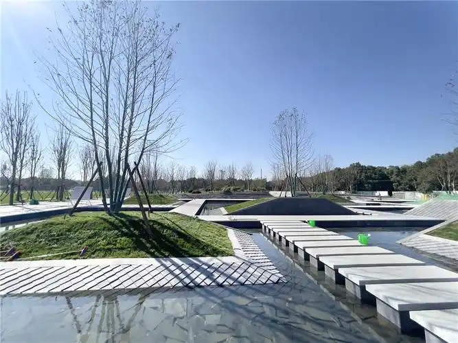 大虹桥的曼哈顿中央公园逐步成型华建集团环境院虹桥前湾公园项目一期