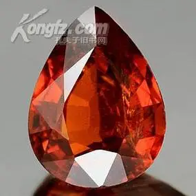 【图】宝石拍卖 尼日利亚产 天然锰铝石榴石 戒面 1.