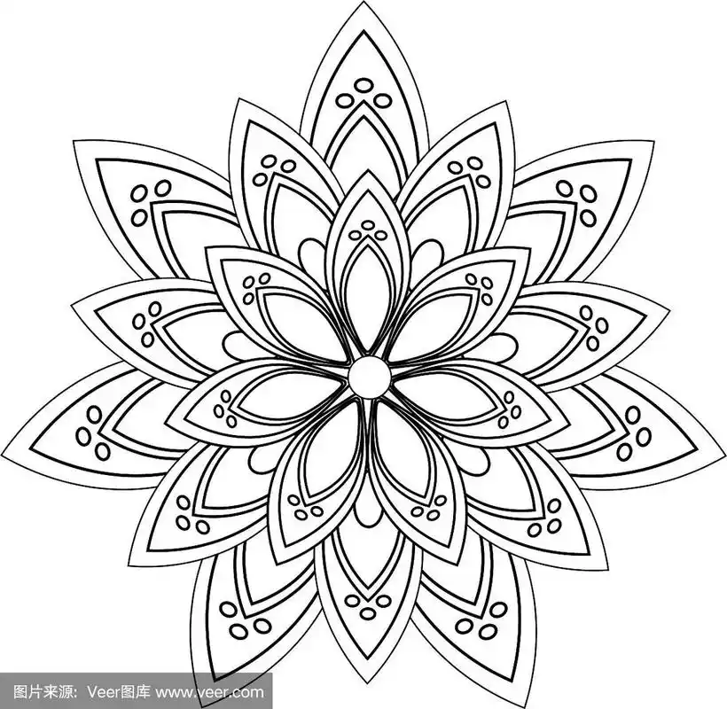 黑白的曼荼罗