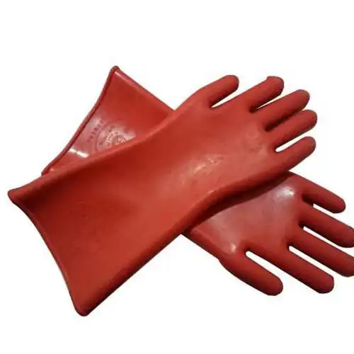 双安12kv绝缘手套电工专用带电作业高压绝缘手套橡胶劳保手套万泰