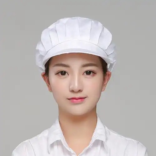 轩之新工作帽子厨师帽女厨房防油烟餐饮车间工厂食品卫生食堂网帽