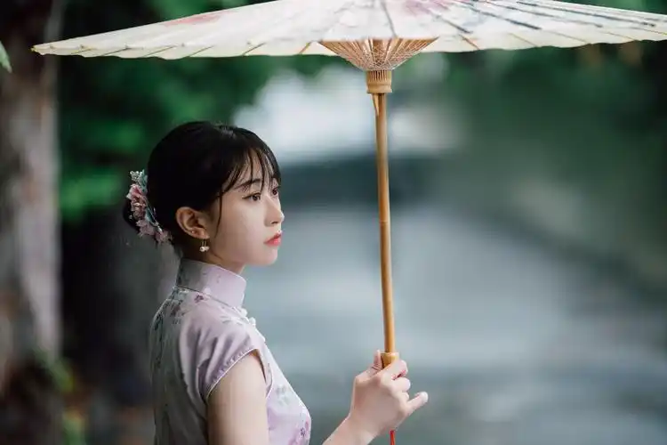 撑着油纸伞独自彷徨在悠长悠长又寂寥的雨巷我希望逢着一个丁香一样地