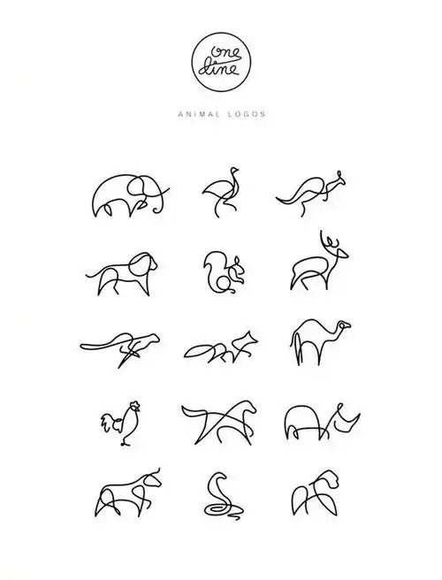 设计秀# 【上百个动物logo的创意设计表现】如何运用富有创意的图形