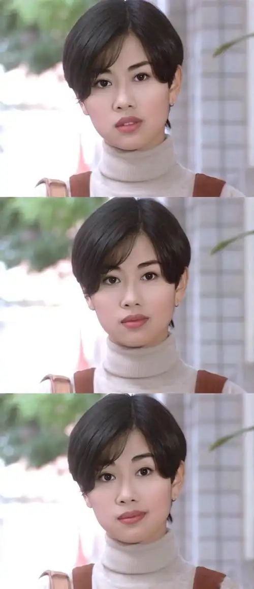 短发女神我只服陈松伶笑看风云中的她太美了