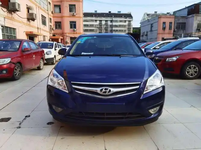 绍兴2010年1月现代悦动2010款16latgls蓝色自动档