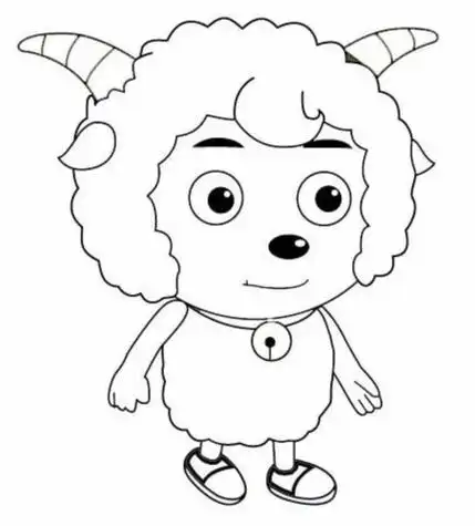 儿童简笔画涂色人物