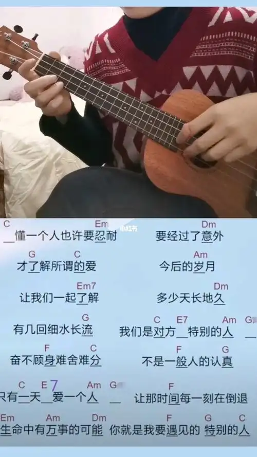 尤克里里弹唱特别的人