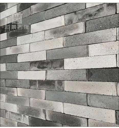 厂家现货中式古建青砖仿古墙砖老旧灰砖切片砂岩青砖片现代外墙砖