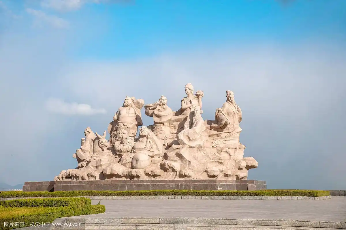 山东省蓬莱市蓬莱八仙过海群塑