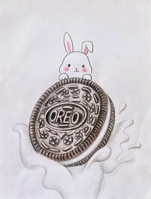 手绘  #彩铅手绘  #彩铅画  #彩铅  #奥利奥  #画画的日常