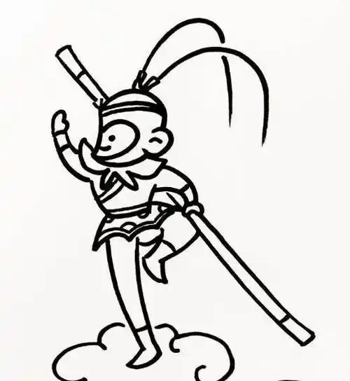 孙悟空的画法 孙悟空怎么画帅气简单