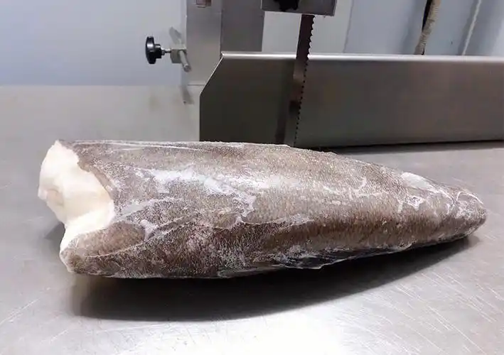 正宗的法国银鳕鱼餐厅专供家庭装的整条发