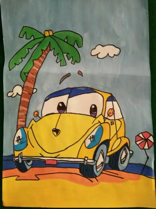 南关小学二年级一班闫雯慧小朋友绘画作品