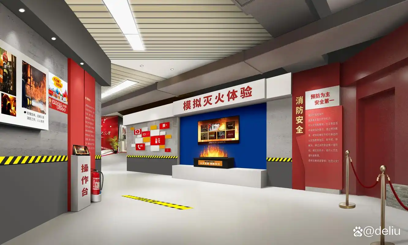 消防科普体验馆-灭火专用活动设备-模拟灭火训练装置