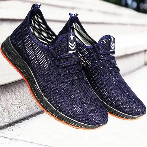 (新品)鞋子男夏季透气镂空网鞋男士凉鞋软底网面洞洞鞋男休闲运动鞋