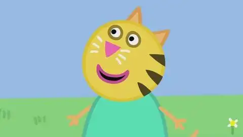 [少儿]小猫凯迪画了一张老虎脸,你们觉得可爱吗?