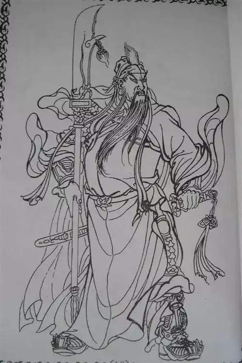 关公纹身手稿,纹身电话微信15755722152