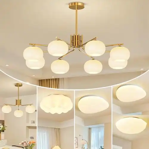 长虹照明led柿子吊灯客厅灯餐厅灯北欧现代简约卧室灯书房灯组合灯具