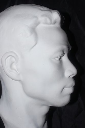 美术男青年石膏教具家具装饰摆件静物描写人像石膏像