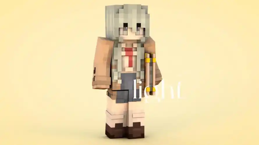 我的世界64x皮肤jk学生妹