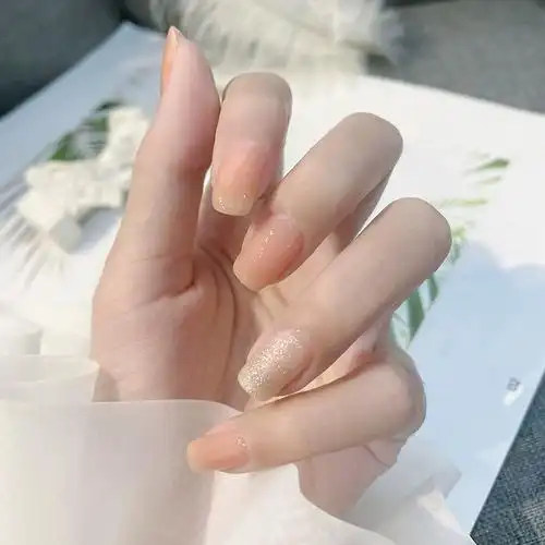 指甲油胶2022年新款夏天流行色冰透裸粉色玉脂果冻透裸色美甲店用