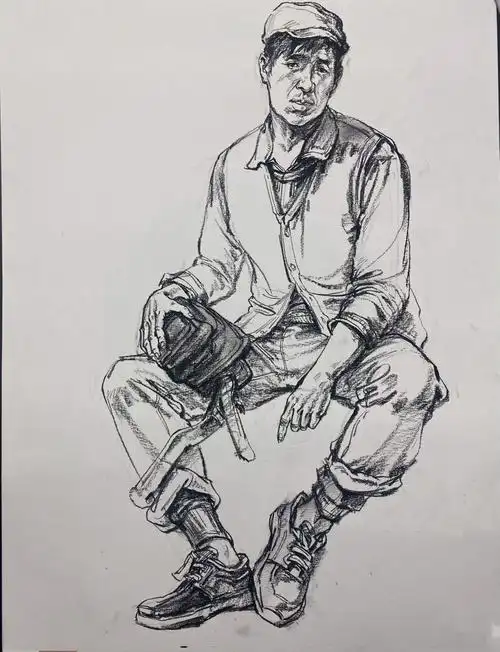 今日份速写人物练习