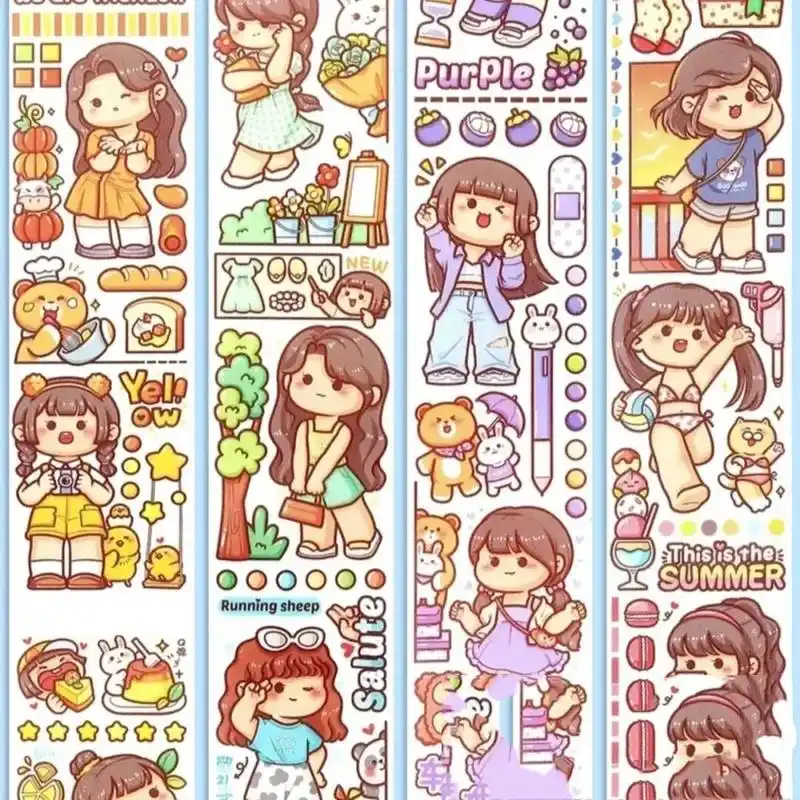 小麻薯贴纸素材